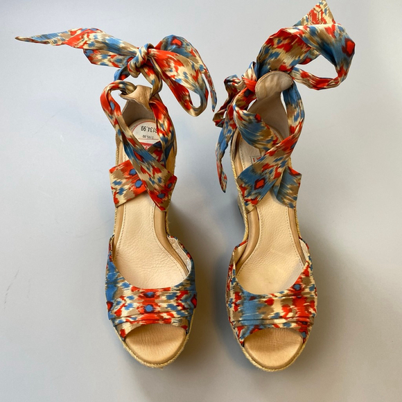 UGG Espadrille Wedge Sandals Women’s 6 Summer Boho Revival Elevated Southwest - Picture 2 of 13